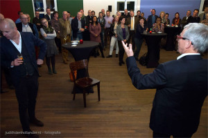 Goede fotoreportage : afscheidsreceptie in Maastricht.